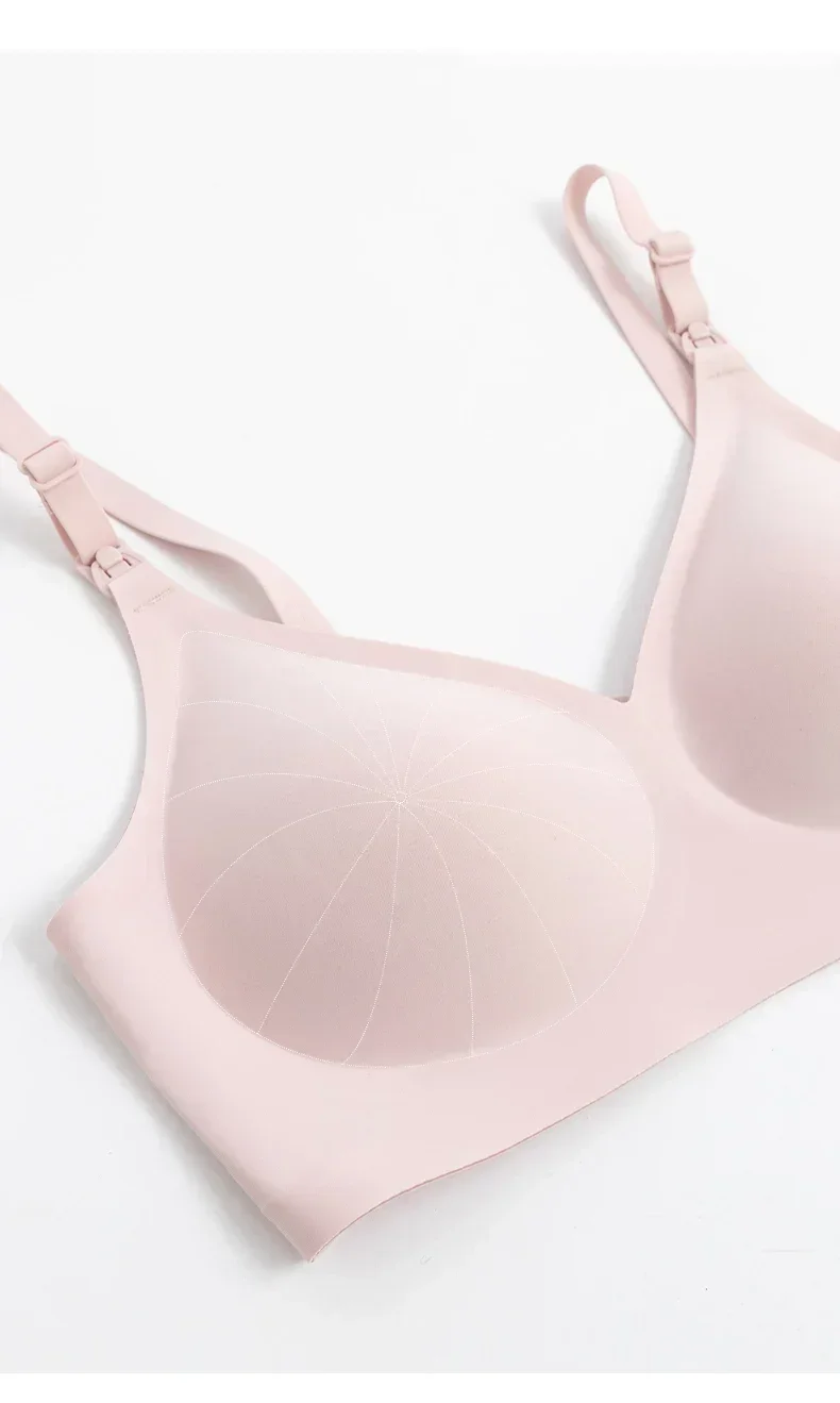 High Quality Plus Size Nursing Bra Breathable Women Breastfeeding Underwear Breastfeeding bra anti breast swelling and anti sagg