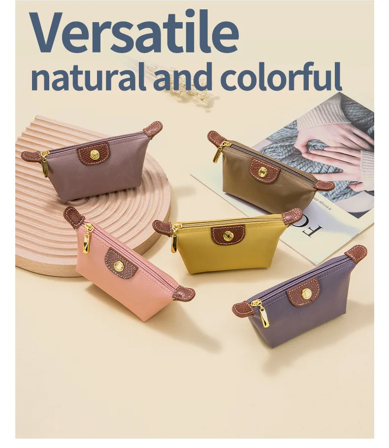 Brand Design Coin Purse for Women Cute Small Wallets Change Purse Coin Pouch Portable Mini Cash Wallet with Zipper