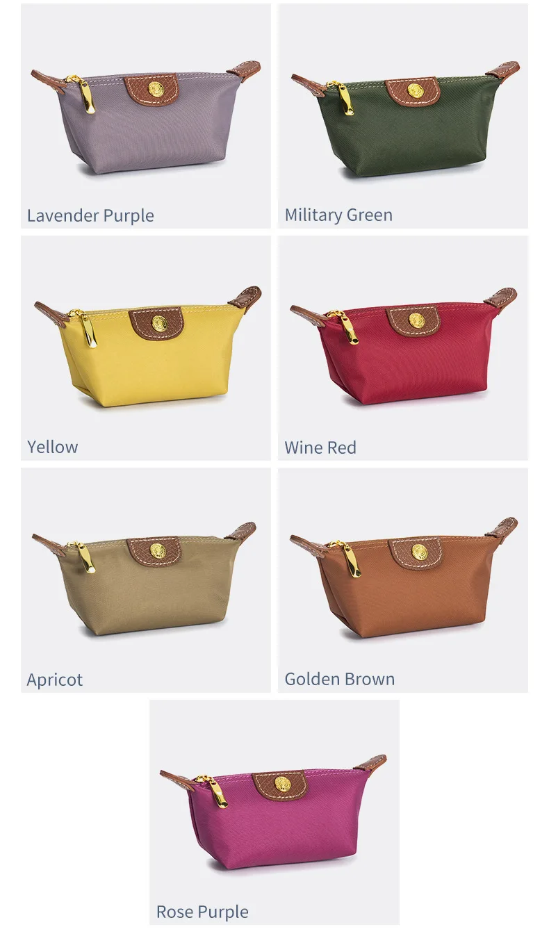 Brand Design Coin Purse for Women Cute Small Wallets Change Purse Coin Pouch Portable Mini Cash Wallet with Zipper