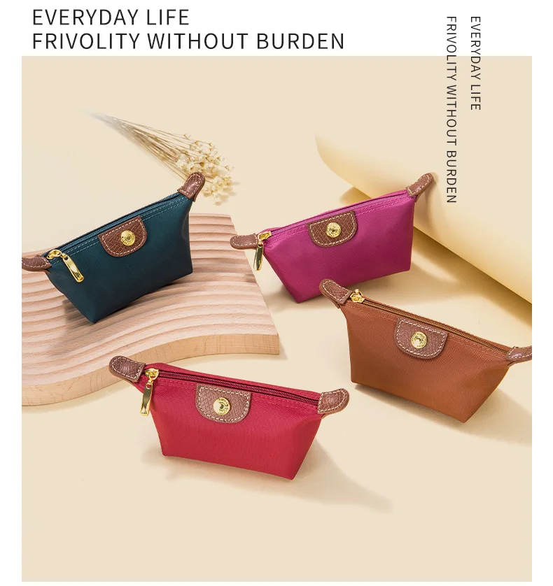 Brand Design Coin Purse for Women Cute Small Wallets Change Purse Coin Pouch Portable Mini Cash Wallet with Zipper