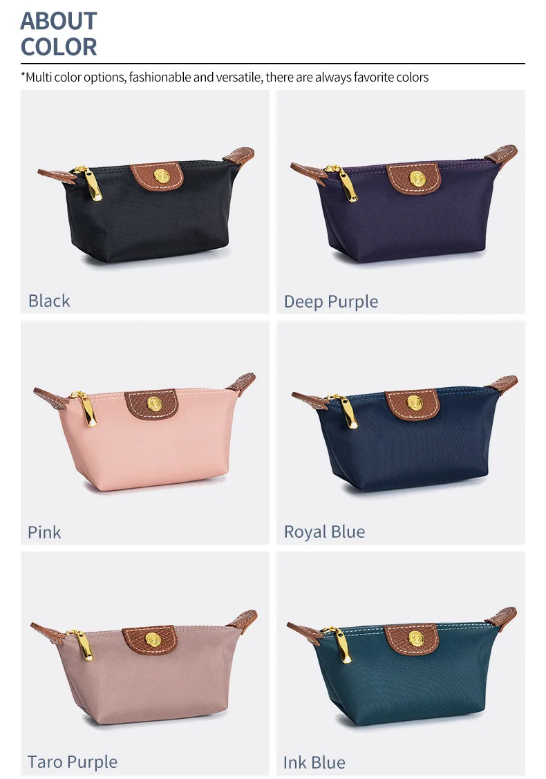 Brand Design Coin Purse for Women Cute Small Wallets Change Purse Coin Pouch Portable Mini Cash Wallet with Zipper