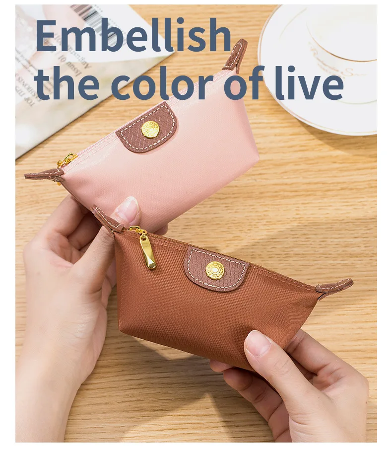 Brand Design Coin Purse for Women Cute Small Wallets Change Purse Coin Pouch Portable Mini Cash Wallet with Zipper
