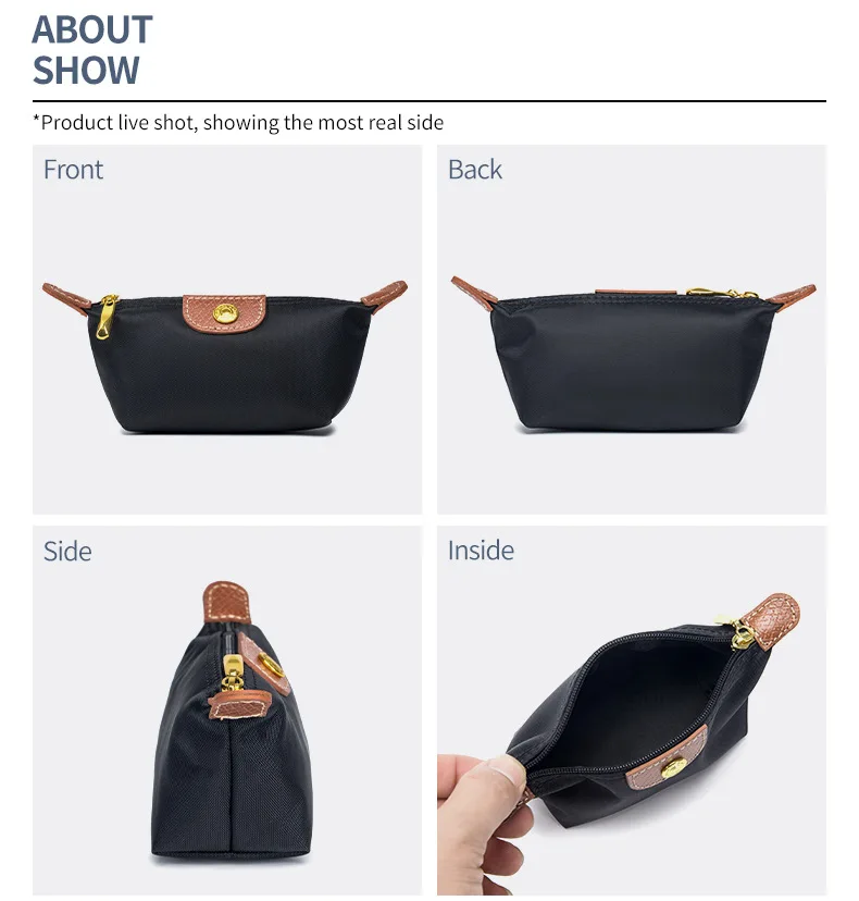Brand Design Coin Purse for Women Cute Small Wallets Change Purse Coin Pouch Portable Mini Cash Wallet with Zipper