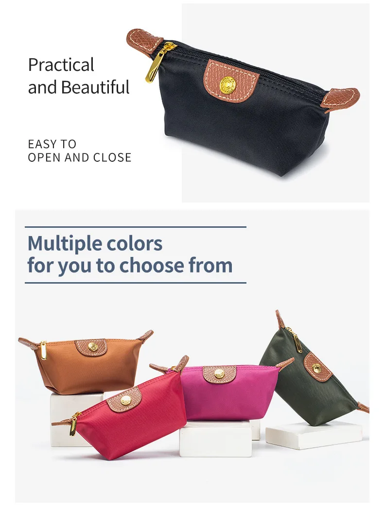 Brand Design Coin Purse for Women Cute Small Wallets Change Purse Coin Pouch Portable Mini Cash Wallet with Zipper