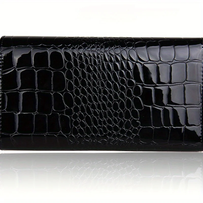 Patent leather women's clutch bag Large capacity clutch bag chain clutch bag Single shoulder straddle bag