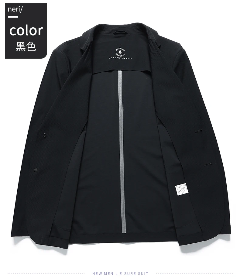 Men's 2025 High-End Fashion Light Luxury Leisure Sunscreen Suit Jacket No Lining West Spring Summer Smooth Breathable