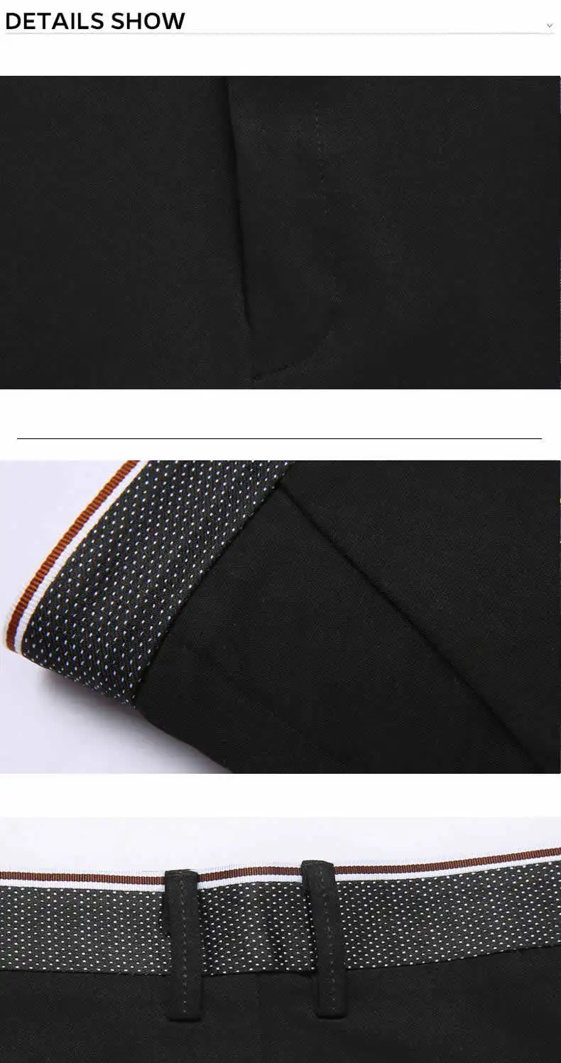 2020 Fashion Suit Pants Mens Elegant Dress Pants Solid Men Leisure Suits Trousers Male Slim Fit Pants Formal Black Blue