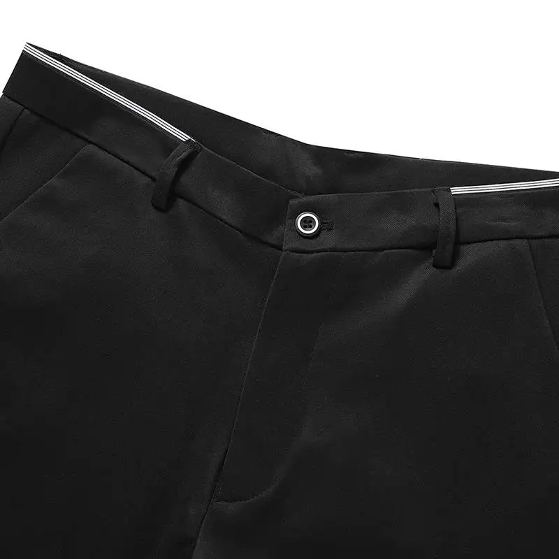2020 Fashion Suit Pants Mens Elegant Dress Pants Solid Men Leisure Suits Trousers Male Slim Fit Pants Formal Black Blue