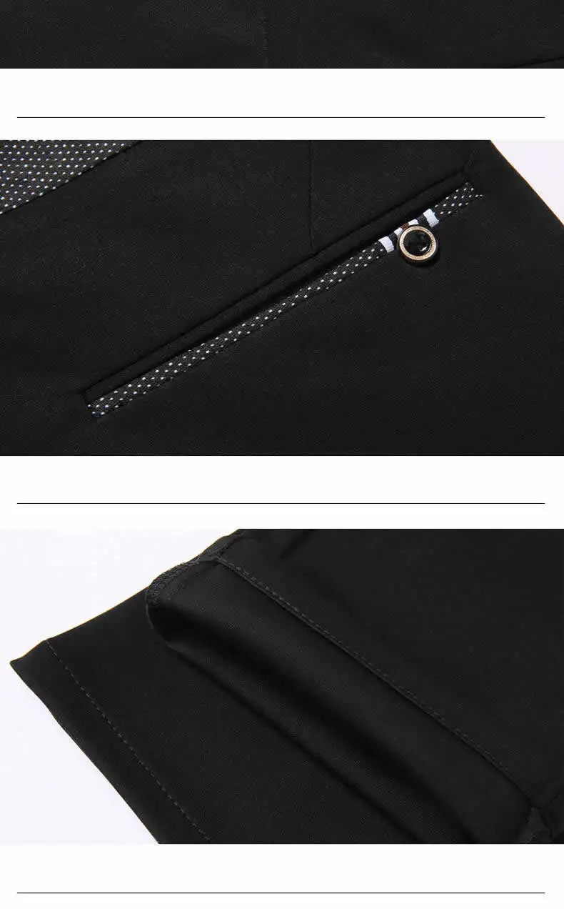2020 Fashion Suit Pants Mens Elegant Dress Pants Solid Men Leisure Suits Trousers Male Slim Fit Pants Formal Black Blue