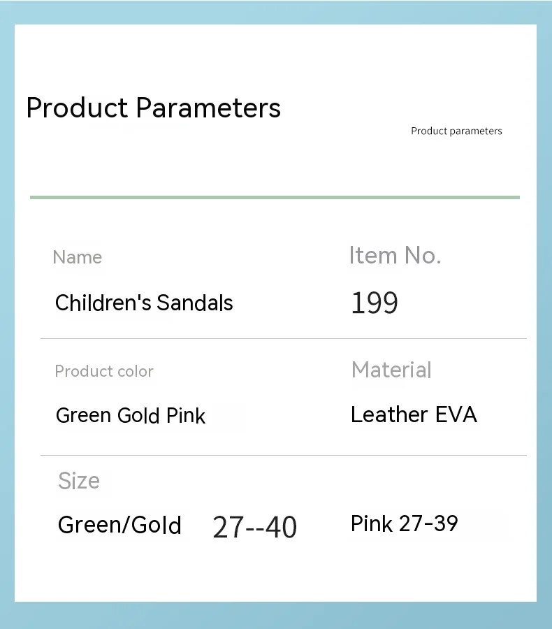 Girls' Sandals 2024 New Summer Boys Soft Soled Students Medium and Large Children Casual Double Row Velcro Beach Shoes