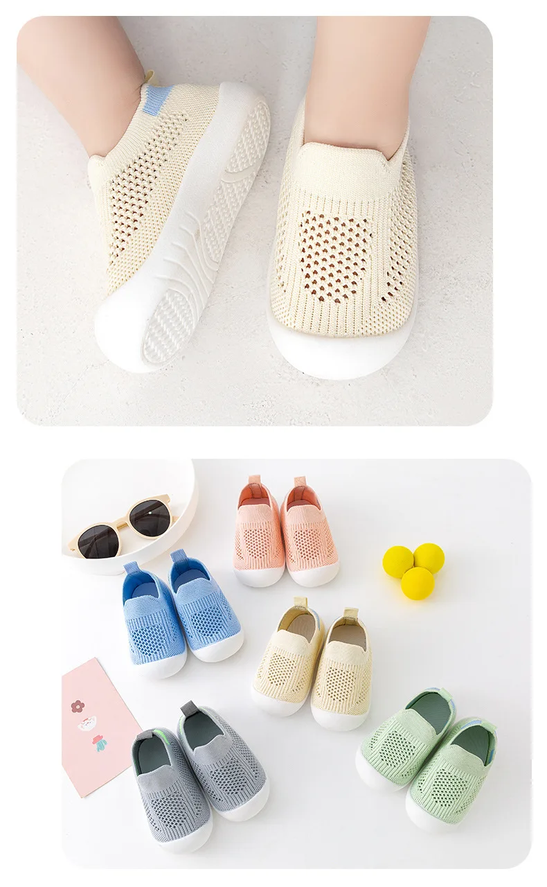 Baby Shoe 24 Kid Shoe Casual Breathable Infant Baby Child Girl Boy Mesh Sneaker Soft Sole Comfortable Non-Slip Baby Toddler Shoe