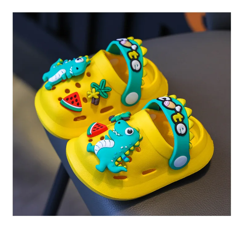 New Summer Sandals Children's EVA Slippers Baby Girls Shoes Non-Slip Cartoon Cute Infant Boys Garden Beach Sandals Shoes Kids