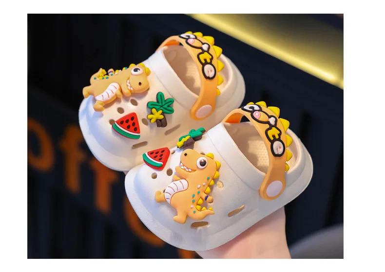 New Summer Sandals Children's EVA Slippers Baby Girls Shoes Non-Slip Cartoon Cute Infant Boys Garden Beach Sandals Shoes Kids