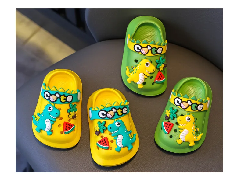 New Summer Sandals Children's EVA Slippers Baby Girls Shoes Non-Slip Cartoon Cute Infant Boys Garden Beach Sandals Shoes Kids