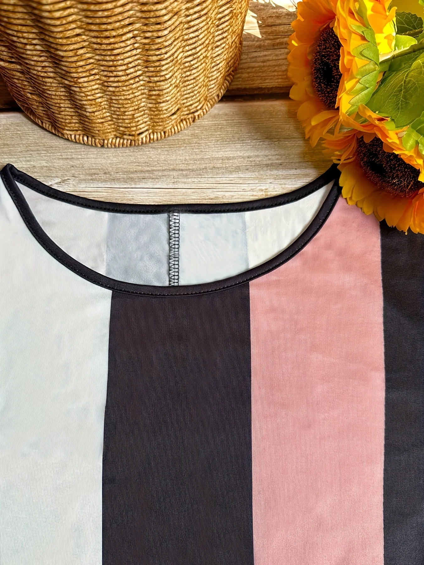 Plus size summer new women's clothing dress, elegant slim fit, fashionable and contrasting color dress for commuting