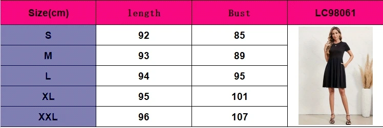 Elastic Waist Short Sleeve Dress Knitted Round Neck Short Sleeve Dress