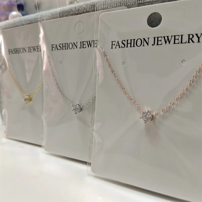 Somilia 925 Sterling Silver Necklace For Women 18K Rose Gold Plated 5A Zircon Pendant Necklace Real Money Fine Jewelry Moms Gift