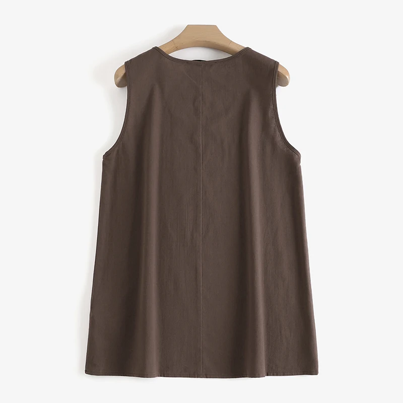 2024 ZANZEA Summer Tanks Tops Women Fashion Sleeveless O Neck Blouse Elegant Solid OL Work Shirt Beach Vest Tunic Mujer Oversize