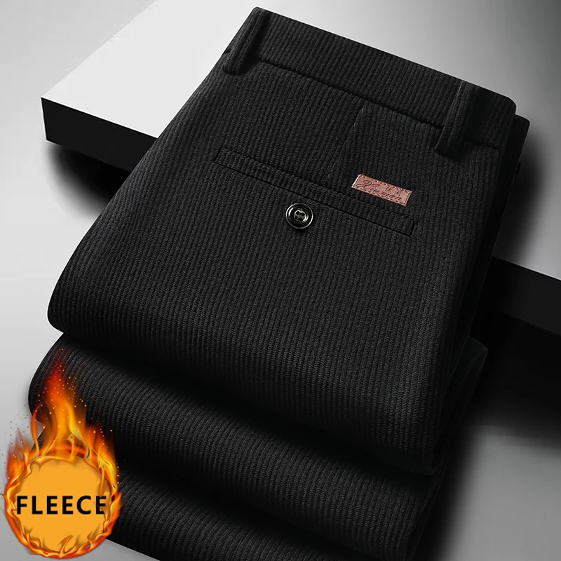High Quality Men's Pants Elastic Waist Cargo Large Size Cotton Pants Multi-Pocket Trousers Sports Training Work Pants