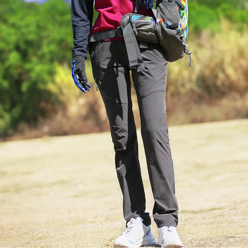 Women's Waterproof Hiking Pants, Quick Dry, Outdoor Camping, Climbing, Trekking, Mountain Trousers, Ripstop, Summer