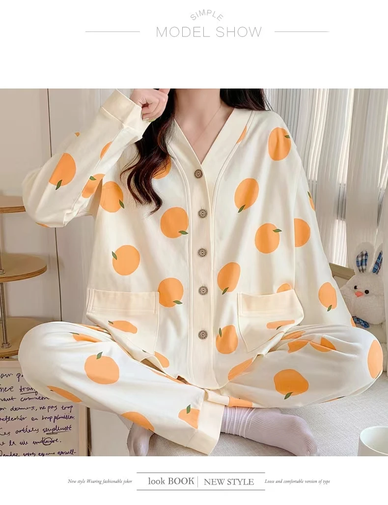 Monthly Clothing 2 Sets Of Spring And Summer Maternity Pajamas Breastfeeding Home Wear Cotton Breastfeeding Pajamas Clothing