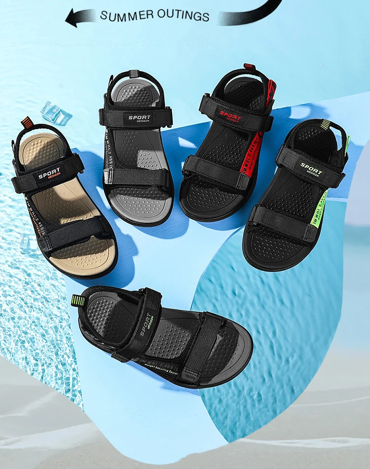 5Color Breathable Sport Sandals Summer Beach Shoes for Boys Casual Comfortable Soft Sole Kids Shoes Fashion Non-slip Sandalias