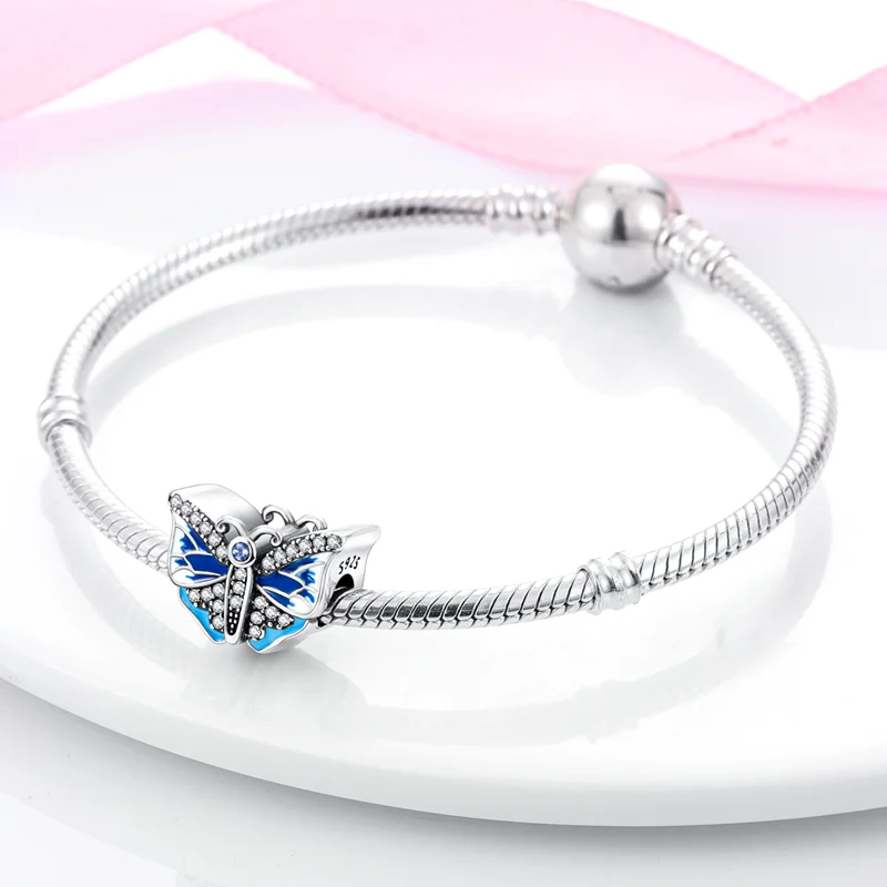 Hot Sale National Emblem Charms Beads Fit Original pand 3mm Bracelet Diy Women Pendant Jewelry charms plata de ley 925