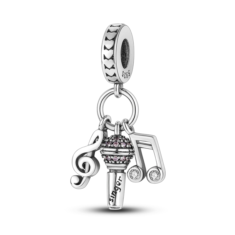 Hot Sale National Emblem Charms Beads Fit Original pand 3mm Bracelet Diy Women Pendant Jewelry charms plata de ley 925
