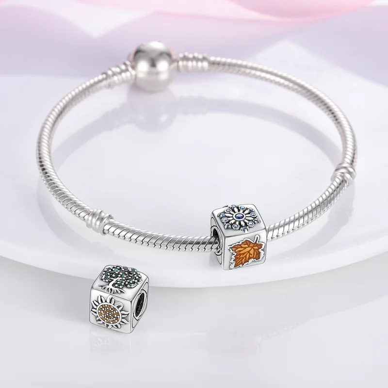 Hot Sale National Emblem Charms Beads Fit Original pand 3mm Bracelet Diy Women Pendant Jewelry charms plata de ley 925