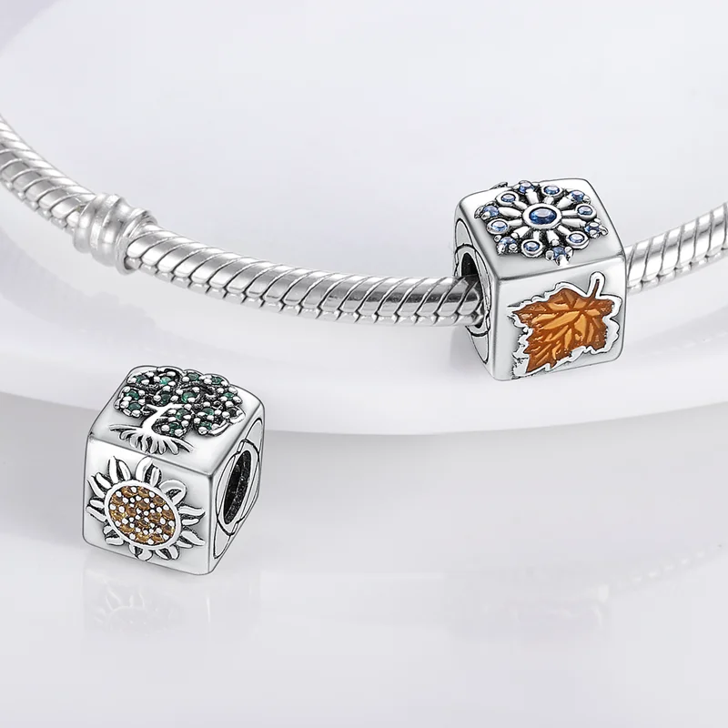 Hot Sale National Emblem Charms Beads Fit Original pand 3mm Bracelet Diy Women Pendant Jewelry charms plata de ley 925