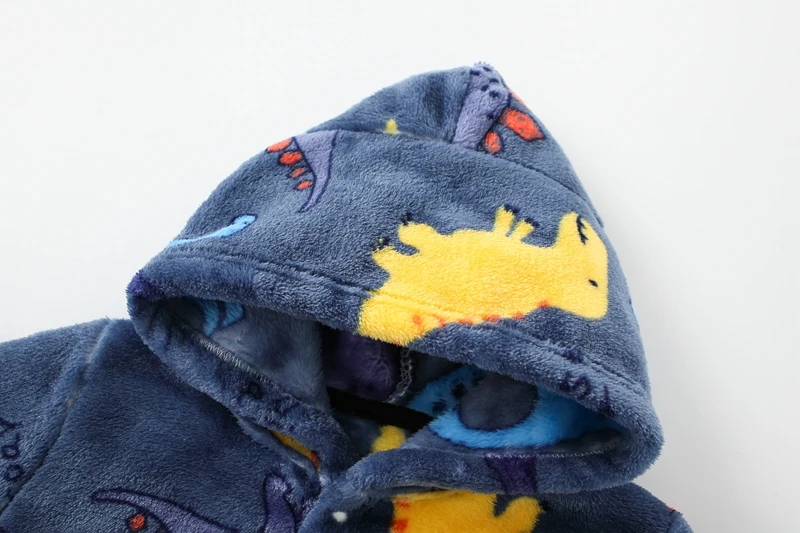 Soft Girl Sleepwear Robe Autumn Winter Children Flannel Bathrobe for girls Boys Pajamas Comfort Kids Cartoon Homewear 2-8 Year