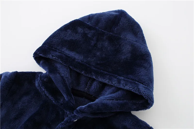Soft Girl Sleepwear Robe Autumn Winter Children Flannel Bathrobe for girls Boys Pajamas Comfort Kids Cartoon Homewear 2-8 Year