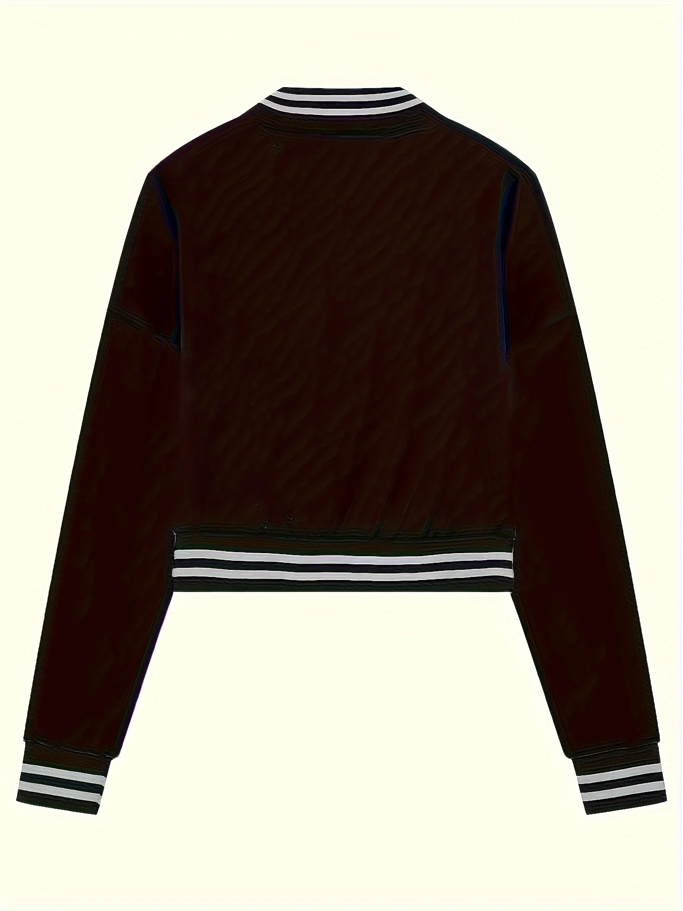 Spring and Autumn European and N Women's Pure Color Jacket Single-breasted Baseball Jacket Jacket