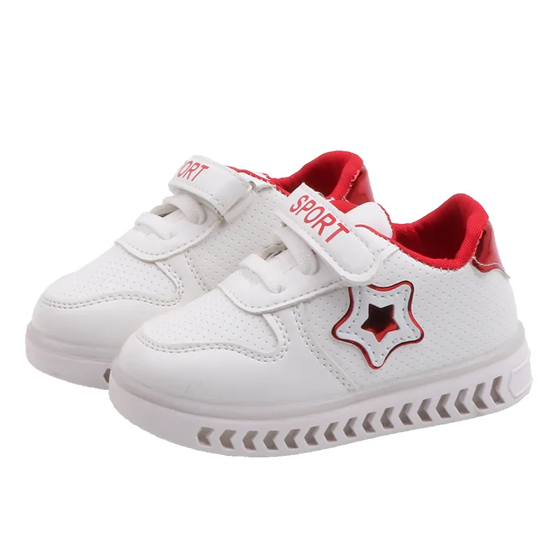 Little Kids Fashion LED Bright Sneakers Children's Shining Light Sneakers Kids Breathable Glowing Light Shoes Girls Casual Shoes