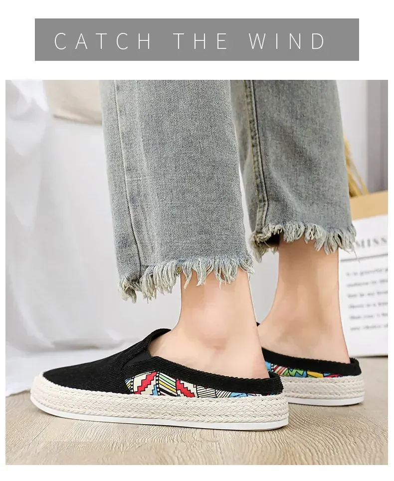 Men Canvas Shoes Casual Sneaker for Men Slip-on Vulcanized Comfortable Male Flats Loafers Driving Shoes Zapatos Hombre