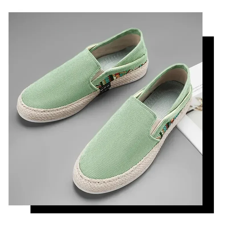 Men Canvas Shoes Casual Sneaker for Men Slip-on Vulcanized Comfortable Male Flats Loafers Driving Shoes Zapatos Hombre