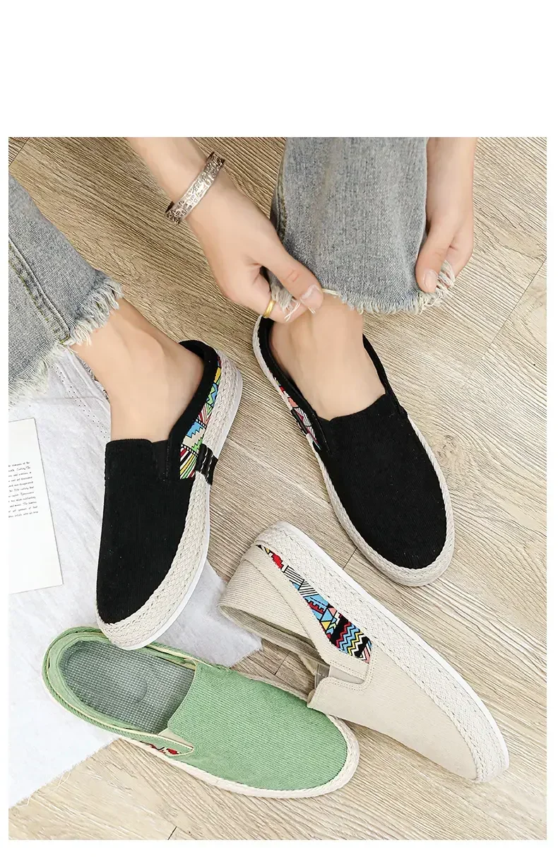 Men Canvas Shoes Casual Sneaker for Men Slip-on Vulcanized Comfortable Male Flats Loafers Driving Shoes Zapatos Hombre