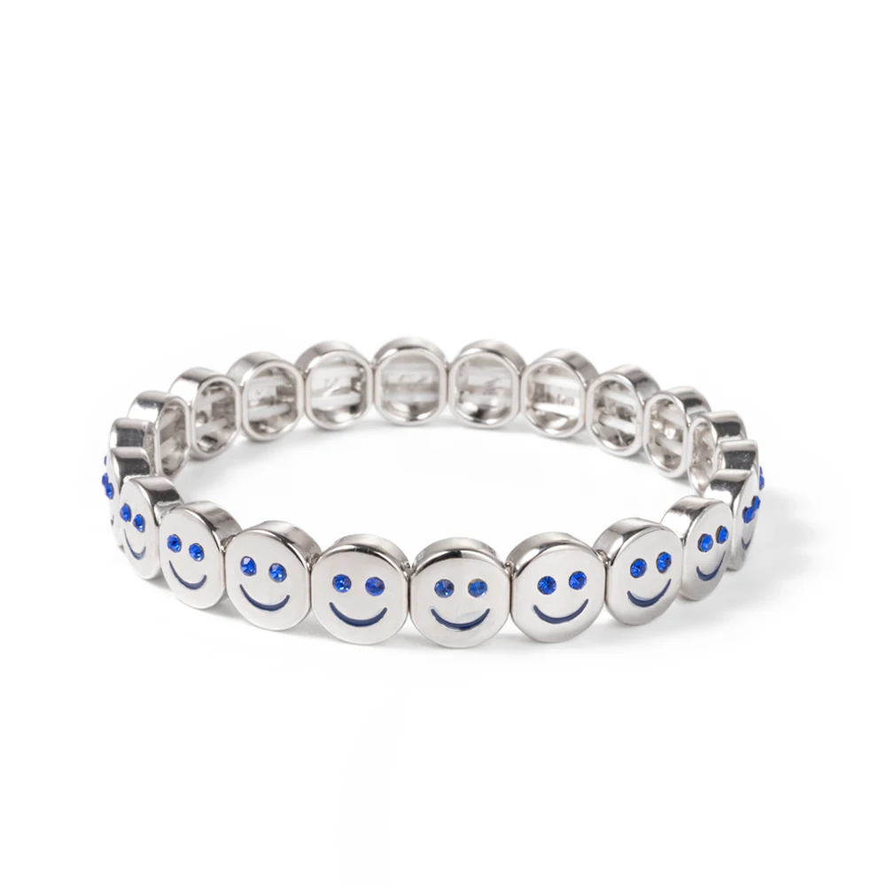 2024 New Rhinestone Happy Bangle For Women Diamond Hand Accessory