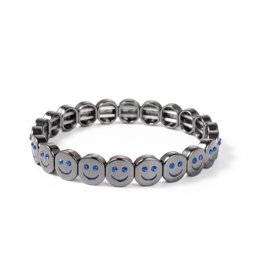 2024 New Rhinestone Happy Bangle For Women Diamond Hand Accessory