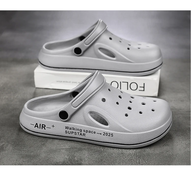 2026 Beach Sandals Men fashion Fishing Sandals EVA Summer Garden Clogs Men Sandal Outdoor Sports Slippers Zapatos Hombre Size 45