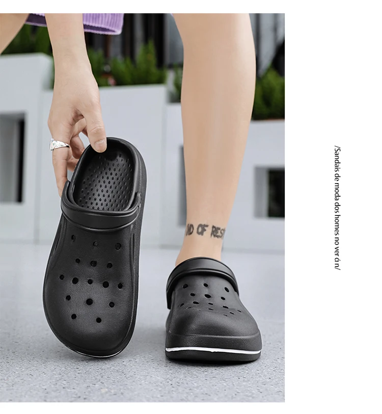 2026 Beach Sandals Men fashion Fishing Sandals EVA Summer Garden Clogs Men Sandal Outdoor Sports Slippers Zapatos Hombre Size 45