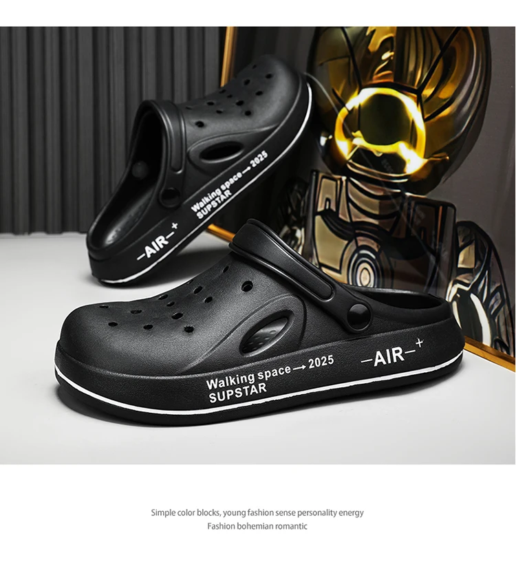 2026 Beach Sandals Men fashion Fishing Sandals EVA Summer Garden Clogs Men Sandal Outdoor Sports Slippers Zapatos Hombre Size 45