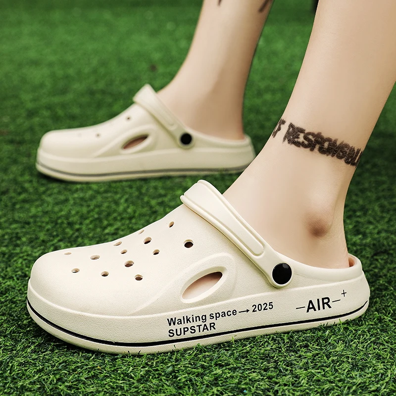 2026 Beach Sandals Men fashion Fishing Sandals EVA Summer Garden Clogs Men Sandal Outdoor Sports Slippers Zapatos Hombre Size 45