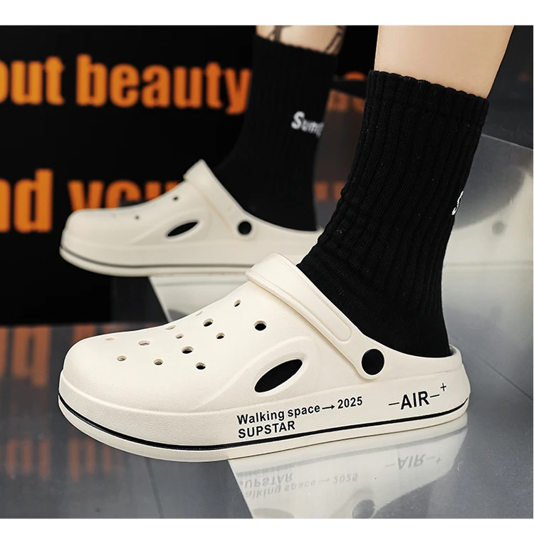 2026 Beach Sandals Men fashion Fishing Sandals EVA Summer Garden Clogs Men Sandal Outdoor Sports Slippers Zapatos Hombre Size 45