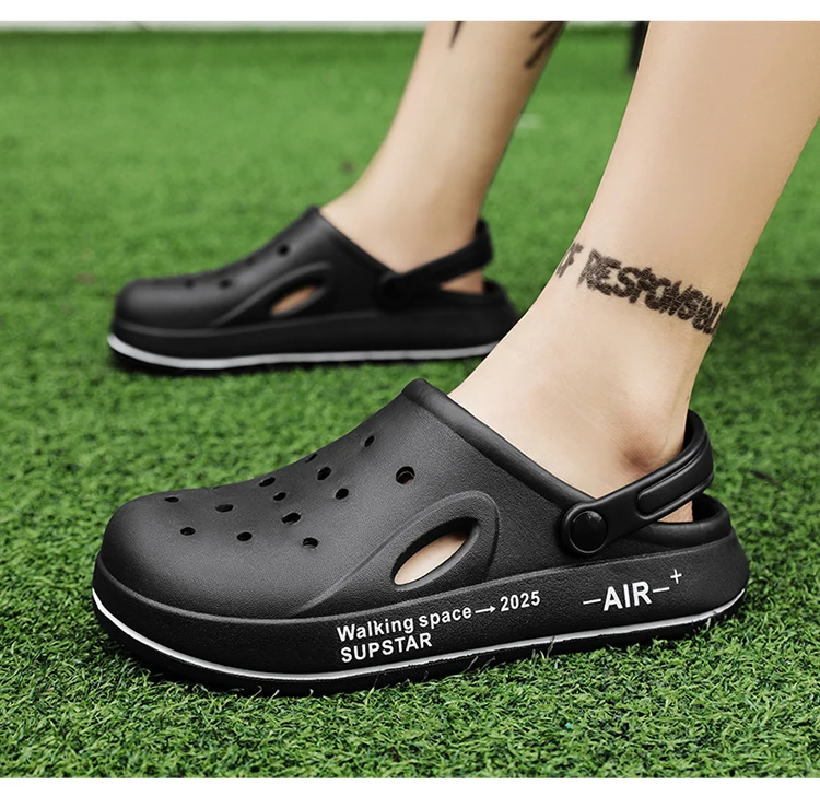 2026 Beach Sandals Men fashion Fishing Sandals EVA Summer Garden Clogs Men Sandal Outdoor Sports Slippers Zapatos Hombre Size 45