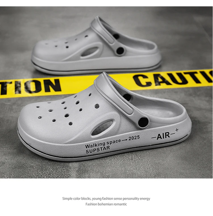 2026 Beach Sandals Men fashion Fishing Sandals EVA Summer Garden Clogs Men Sandal Outdoor Sports Slippers Zapatos Hombre Size 45