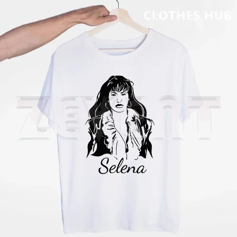 Selena quintanilla T shirts Fashion Men And Women Tops T-shirt Short Sleeve Unisex Tshirt