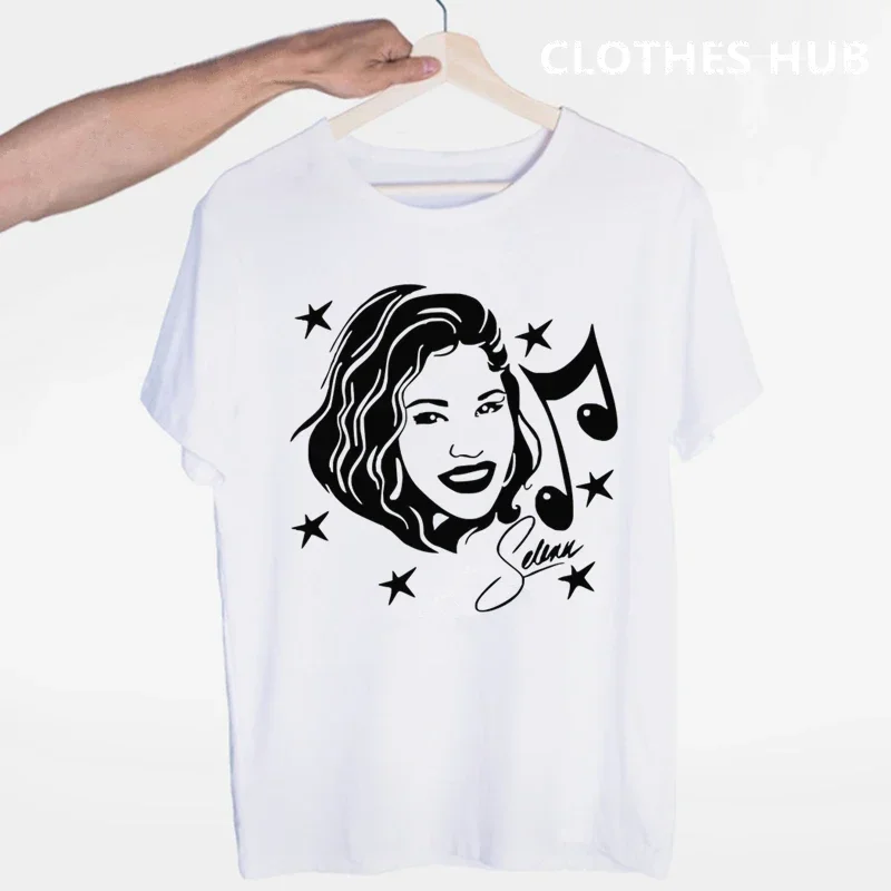 Selena quintanilla T shirts Fashion Men And Women Tops T-shirt Short Sleeve Unisex Tshirt