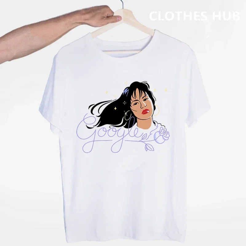 Selena quintanilla T shirts Fashion Men And Women Tops T-shirt Short Sleeve Unisex Tshirt