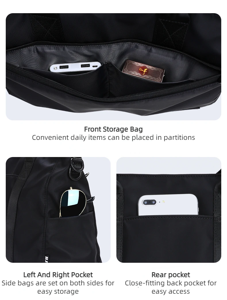 BJIAX File Bag Carrying Briefcase Men's Business Bag Lawyer Office Computer Bag Horizontal Shoulder Crossbody Bag Men Bag